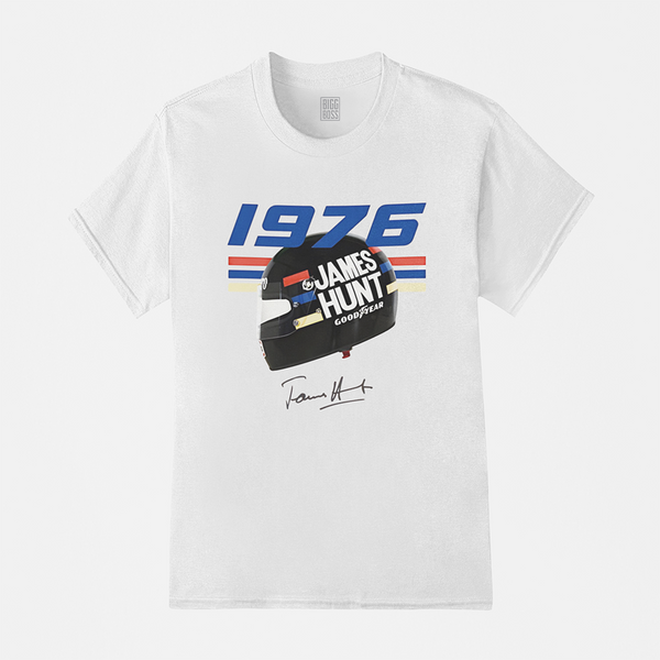 Camiseta Algodão Premium Carros F1 Hunt 1976