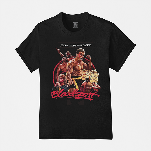 Camiseta Algodão Premium Filmes Bloodsport Movie Cover