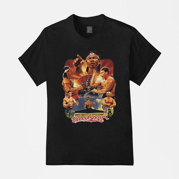 Camiseta Algodão Premium Filmes Van Damme Bloodsport Vintage Star