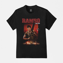 Camiseta Algodão Premium Filmes Rambo First Blood Part 1