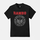 Camiseta Algodão Premium Filmes Rambo First Blood Symbol