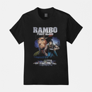 Camiseta Algodão Premium Filmes Rambo First Blood Movie Scene