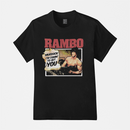 Camiseta Algodão Premium Filmes Rambo Murdock