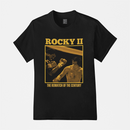 Camiseta Algodão Premium Filmes Rocky 2 The Rematch
