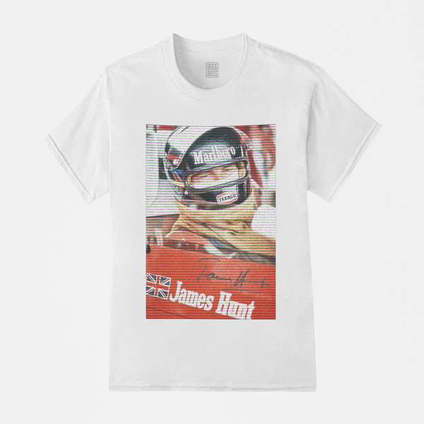 Camiseta Algodão Premium F1 James Hunt