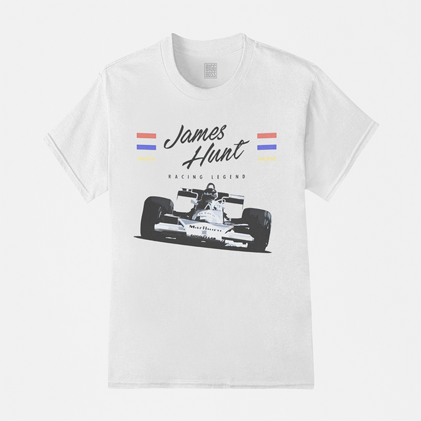 Camiseta Algodão Premium Carros F1 James Hunt Car